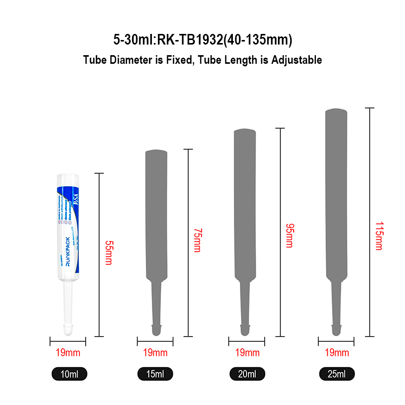 eco friendly small plastic tubes 