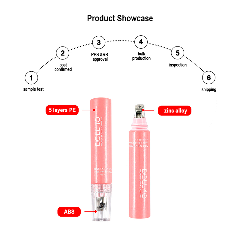  eye cream tube with metal aplicator