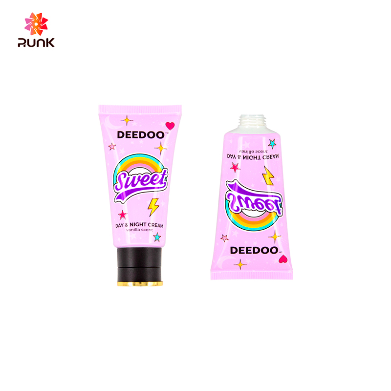 plastic soft cosmetic tube hand cream packaging