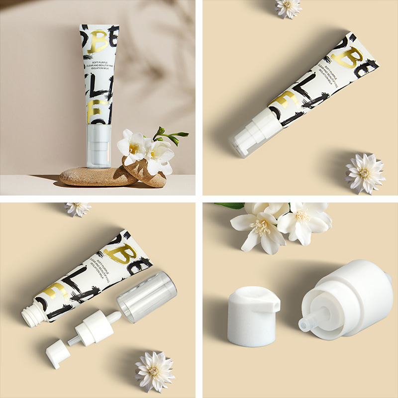 Press Pump Top Cosmetic Tubes