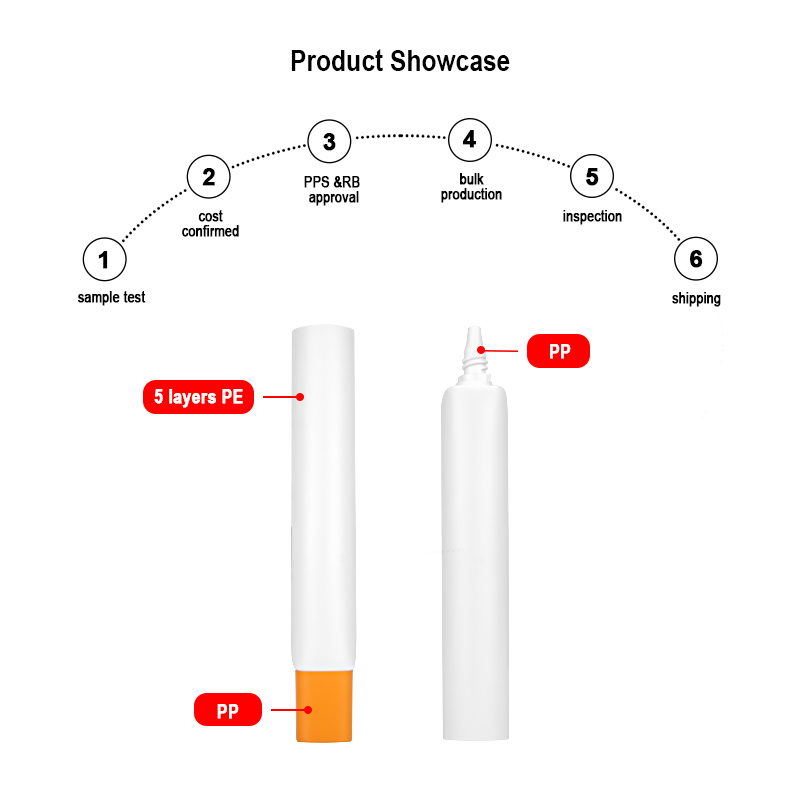 soft plastic tube package soft squeeze tube