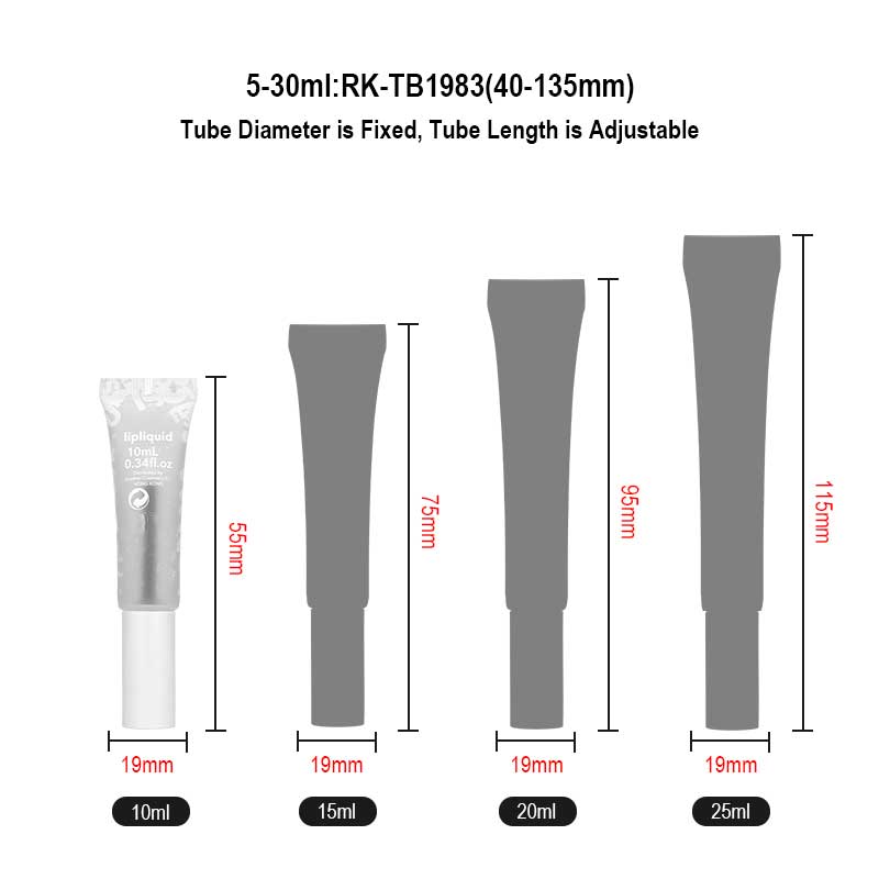 empty lip balm tubes