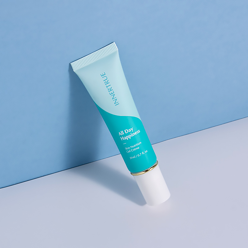 Offset printing cosmetic tube