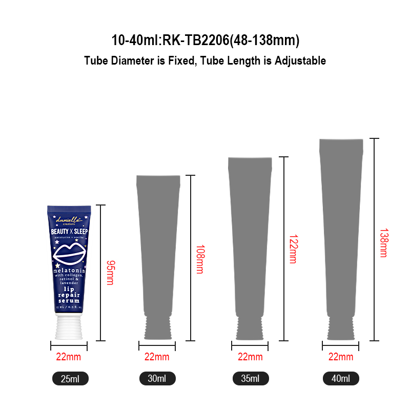 Runk cosmetic tube size Runk cosmetic tube size