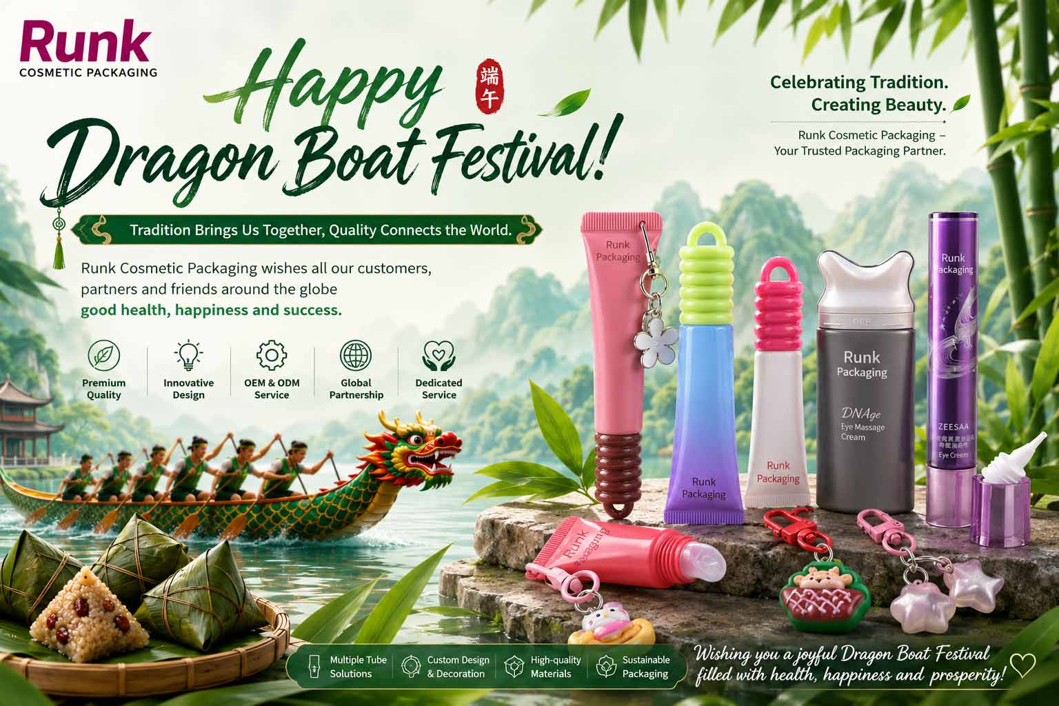 Runk Cosmetic Packaging feiert das traditionelle chinesische Drachenbootfest
