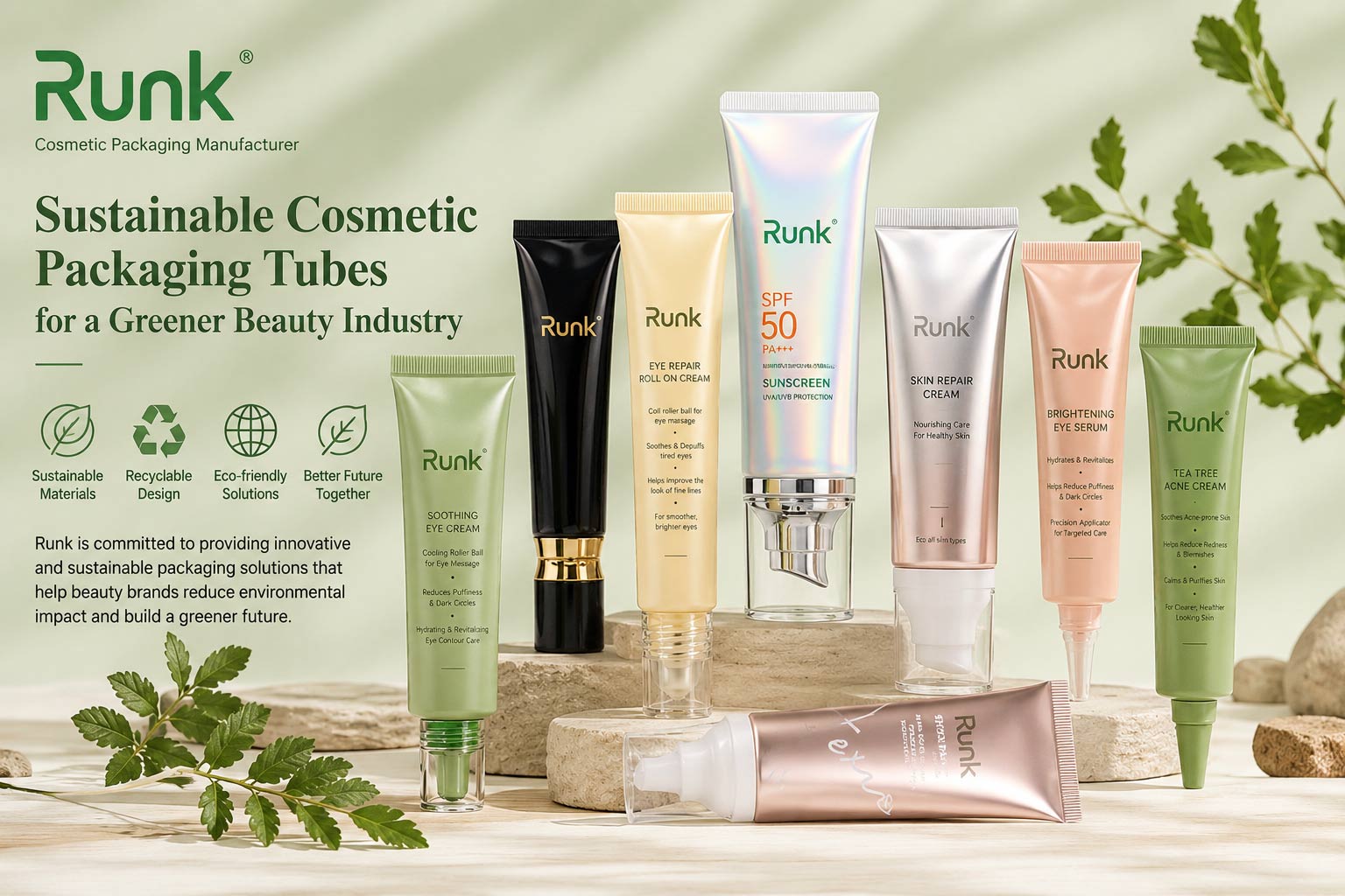 Runk Factory – Nachhaltige Kosmetikverpackungstuben für eine grünere Schönheitsindustrie
